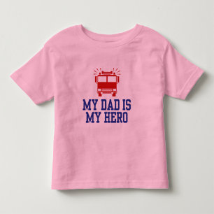 Mein Vater ist mein Held Kleinkind T-shirt