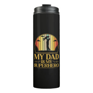 Mein Vater ist mein Superheld Thermosbecher