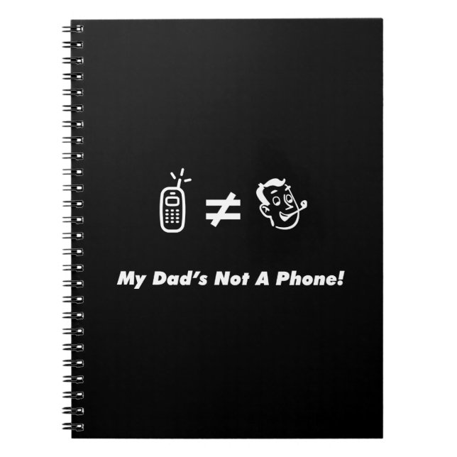 Mein Vater ist nicht ein Telefon Notizblock (Vorderseite)