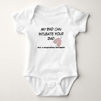 Mein Vater kann Ihren Vater intubieren Baby Strampler