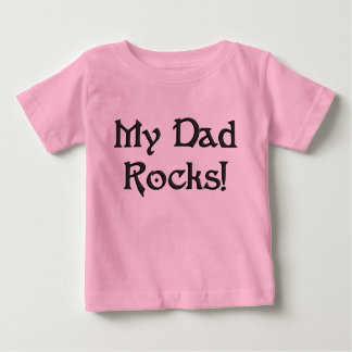Mein Vater KRW schaukelt niedlichen Baby-Spaß Baby T-shirt