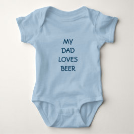 Mein Vater Liebe Bier Baby Strampler