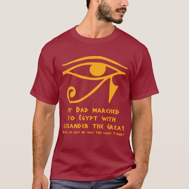 Mein Vater marschierte nach Ägypten mit Alexander T-Shirt (Vorderseite)