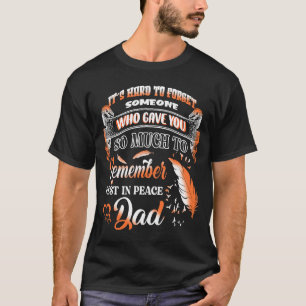Mein Vater Mein Engel im Himmel vermisste Gedenkst T-Shirt