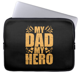 Mein Vater mein Held zum Vater Laptopschutzhülle