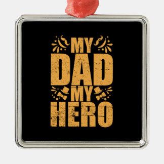 Mein Vater mein Held zum Vater Ornament Aus Metall