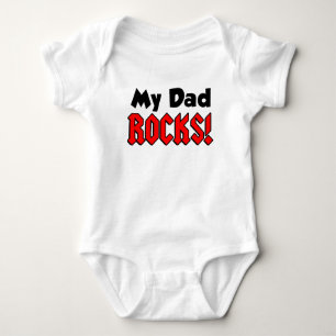 Mein Vater Rocks Baby Strampler