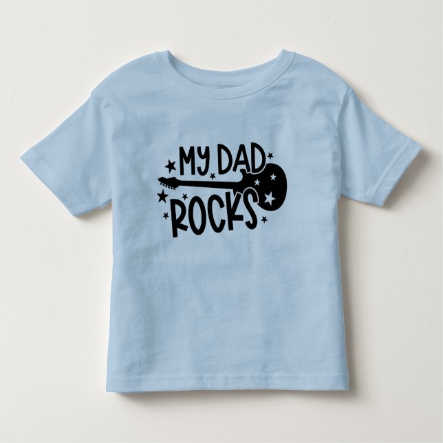 Mein Vater Rocks Kleinkind T-shirt (Vorderseite)