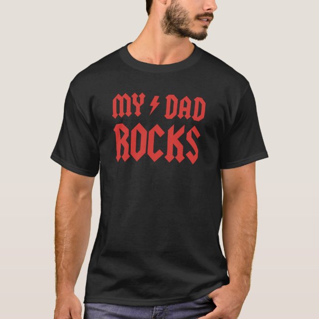 Mein Vater Rocks! T-Shirt (Vorderseite)