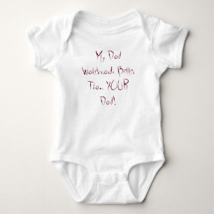 Mein Vater Wakeboards besser als IHR Vater! Baby Strampler