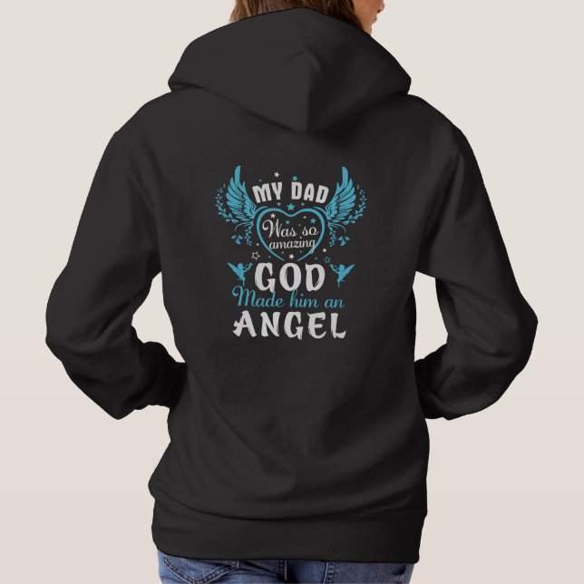 Mein VATER war so phantastisch, dass Gott ihn zu e Hoodie (Rückseite)