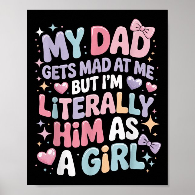 Mein Vater wird mir schlecht, aber ich bin ihm buc Poster (Vorne)