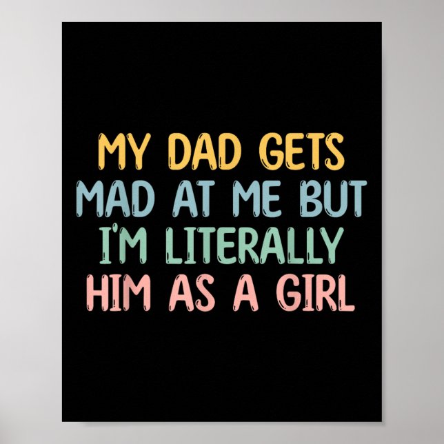 Mein Vater wird mir schlecht, aber ich bin ihm buc Poster (Vorne)