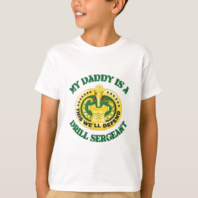 mein Vati ist ein Ausbildungsunteroffizier T-Shirt (Vorderseite)