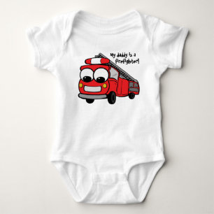 Mein Vati ist ein Feuerwehrmann - Baby Baby Strampler