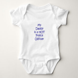 Mein Vati ist ein heißer Polizeibeamte Baby Strampler