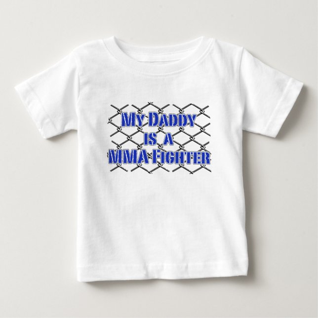 Mein Vati ist ein Käfig-Kämpfer! MIXED MARTIAL Baby T-shirt (Vorderseite)