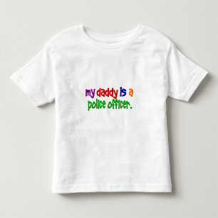 Mein Vati ist ein Polizeibeamte 1 (hauptsächlich) Kleinkind T-shirt