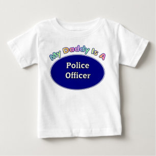 Mein Vati ist ein Polizeibeamte Baby T-shirt