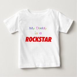 Mein Vati ist ein rockstar Baby T-shirt
