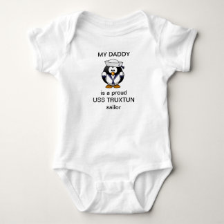 Mein Vati ist ein stolzer Seemann USSs TRUXTUN Baby Strampler