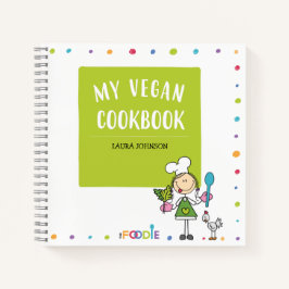 MEIN VEGANES COOKBOOK-Blank-Rezept-Notebook Notizbuch