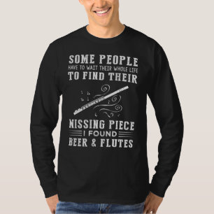 Mein Vermisstes Stück finden: Bier, Flöten und Har T-Shirt