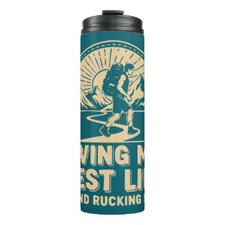 Mein Vest-Leben leben und Rucking! Thermosbecher