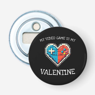 Mein Videospiel ist mein Valentine Flaschenöffner