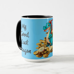 Mein Viel Glück Dragon kann individuell angepasst  Tasse