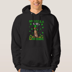 Mein Vizsla ist mein Glücksbringer Vizsla Dog St P Hoodie