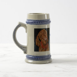 Mein Vizsla, Vizslas Felsen-Tasse Bierglas