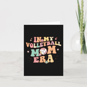 Mein Volleyball Mama Era Game Day Niedlich Retro V Karte
