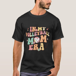 Mein Volleyball Mama Era Game Day Niedlich Retro V T-Shirt