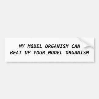 MEIN VORBILDLICHER ORGANISMUS KANN IHREN AUTOAUFKLEBER