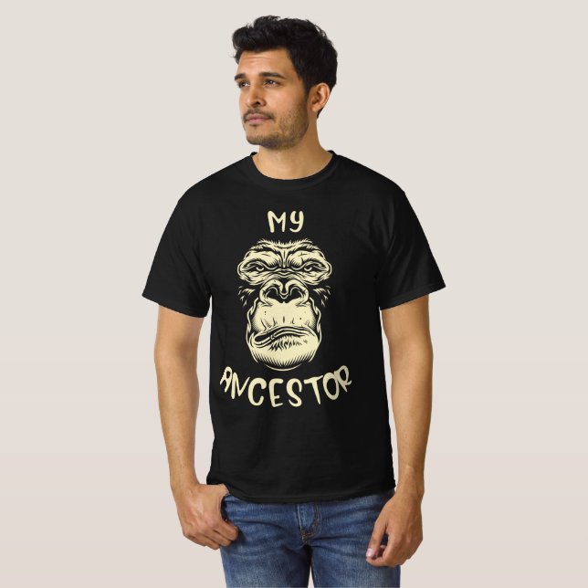 Mein Vorfahren, der Gorilla T-Shirt (Vorne ganz)