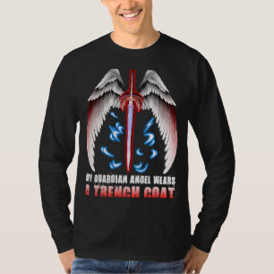 Mein Wächter Angel trägt eine Trittwolle T-Shirt