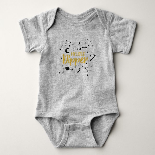 Mein Wagen-Baby-einteiliger Stern-T - Shirt (Vorderseite)