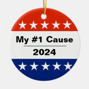 Mein Wahlthema 2024 Keramik Ornament