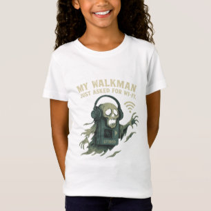 Mein Walkman fragte nach Wi-Fi Retro-Tech-Horror T-Shirt