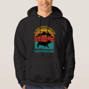 Mein Wanderpartner hat vier Beine Dackel Hoodie