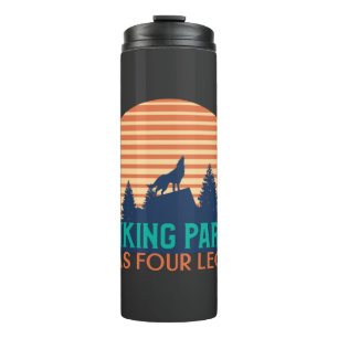 Mein Wanderpartner hat vier Beine Thermosbecher