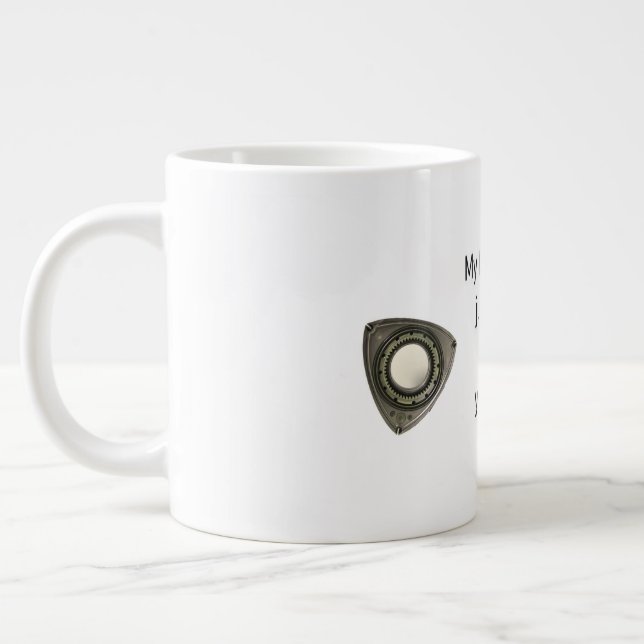 Mein Wankel ... RotationsMotor Jumbo-Tasse (Links)