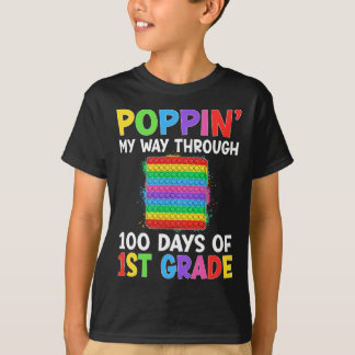 Mein Weg bis zu 100 Tagen der Kinder der 1. Klasse T-Shirt