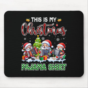 Mein Weihnachts-Pajama Drei Weihnachtsmeisterschaf Mousepad