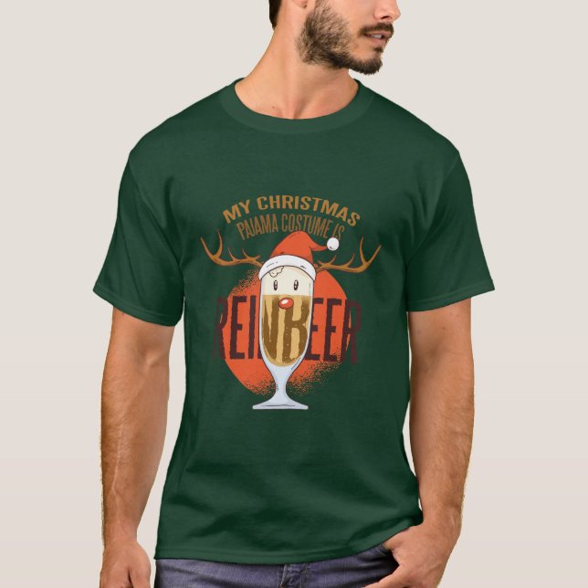 Mein Weihnachts-Pajama-Kostüm ist ReinBEER Funny B T-Shirt (Vorderseite)