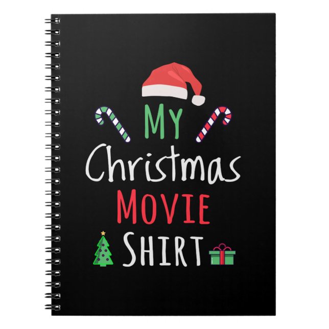 Mein Weihnachtsfilm-Shirt Notizblock (Vorderseite)