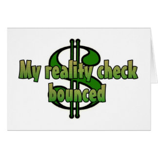 Mein Wirklichkeits-Karo aufgeprallt