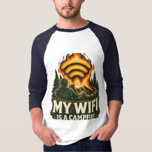 Mein WLAN ist ein Lagerfeuer T-Shirt