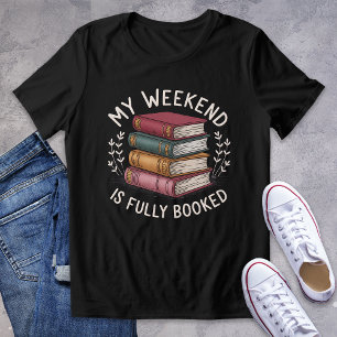 Mein Wochenende ist komplett ausgebucht Buch-Grafi Tri-Blend Shirt